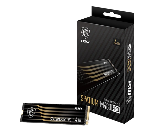 MSI 4TB M.2 PCIe Gen4 NVMe Spatium M480 PRO - 1191463 - zdjęcie 5